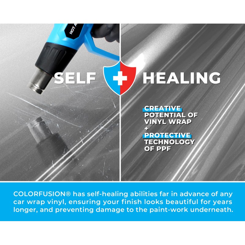 ColorFusion PPF by VViViD, Gloss GT Silver Dry Apply PPF