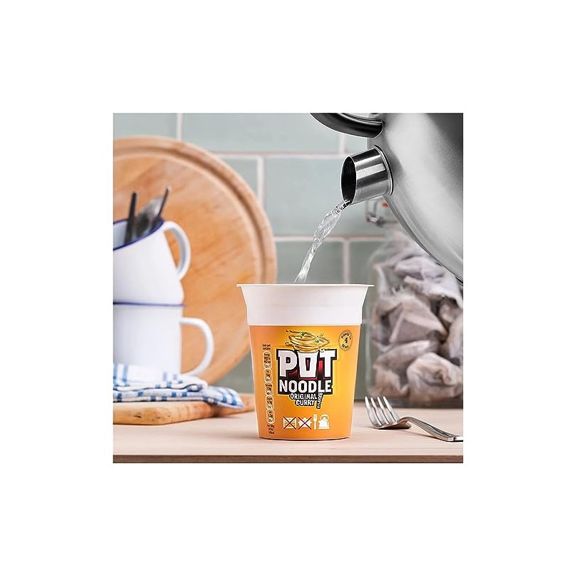 Pot Noodle Original Curry Flavour - 90g - Pack of