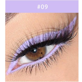 CoteMara Eyeliner Pencil Quick-Drying Eye Liner Pencils Long-Lasting Multi-Use Water-proof colored eyeliners Pigmented Eye Liner Pen (Light Purple)