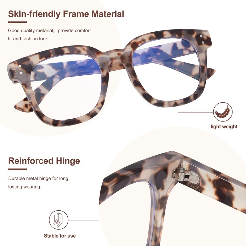 Madison Avenue Blue Light Blocking Glasses Oversized Fashion Blue Light