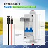 Solar Panel Disconnect Switch, CGELE 10 Amp DC 500V Breaker