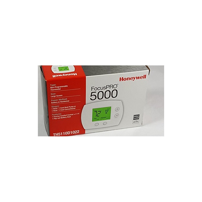 honeywell th5110d1022 focuspro 5000 non-programmable