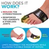 BraceAbility Turf Toe Brace - Soft Big Toe Taping Splint
