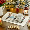 Artoid Mode Nutcracker Merry Christmas Place Mats Set of 6
