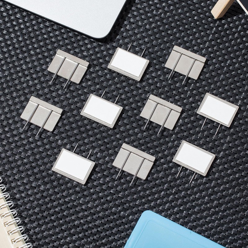Amylove 40 Pcs Silver Cubicle Pins Partition Pins Fabric Clips