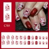 EYZOTSF Press on Nails Square Short Length Acrylic Square Shaped