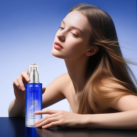 BEAUTNICE Rosemary Hair Treatment Oil Spray, Bluebell Floral, Infused with Argan Oil, Batana Oil, Lavender Oil, 2.71 fl oz