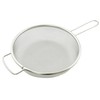 One Handed Strainer for Frying Pans, Boiling Colander, 7.5 inches