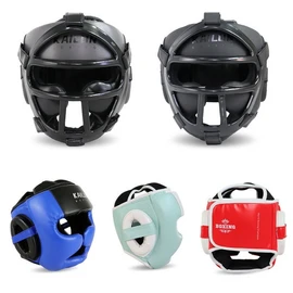 Headgear Z1A [970 Highly Praised] Boxing Kickboxing Helmet Headgear for Combat Sports Taekwondo - Adult & Kids Thick Face-Nose Helmet Mist + S Kids