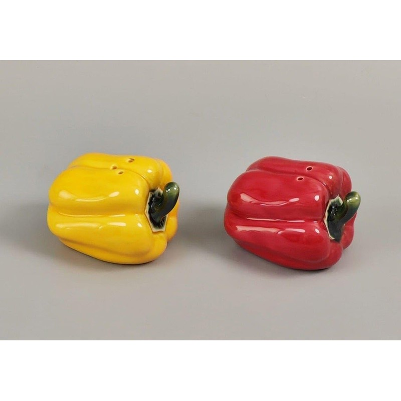 The Bridge Collection Bell Pepper Salt and Pepper Shaker Set