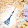 STARTIST Garden Rake Leaf Rake Leaves Rakes Heavy Duty Quick