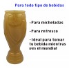 Farvisan 5 Pack Vaso Michelero Copa Mundial Futbol P/ Caguamon