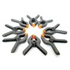 Toolzone 8Pc 65mm (2-1/2") Black Plastic Clamp