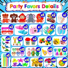 1000 PCS Party Favors for Kids, Fidget Toys Bulk, Goodie Bags Stuffers for Kids, Birthday Gifts, Prize Treasure Box Toys for Classroom, Pinata Stuffers, Carnival Prizes