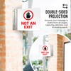 Not an Exit Projecting Sign, Double Sided, 6x6 Inches, ACM,
