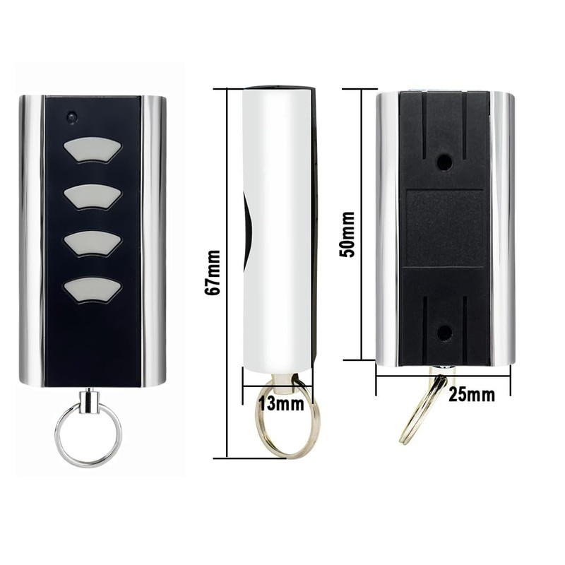 Garage Door Hand Transmitter Compatible Remote Control for 433 MHz