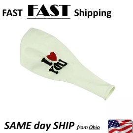 UN brand Sweetest day balloons gift enhancer --- 20 pack --- helium or regular air blow