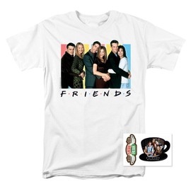 Popfunk Friends Cast T Shirt (Large) White