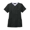 Luxury Series F 7082SC Women's Medical Scrub Jacket, charcoal gray