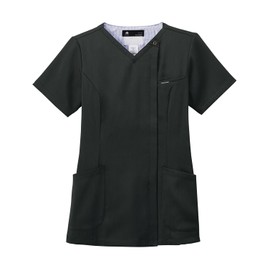 Luxury Series F 7082SC Women's Medical Scrub Jacket, charcoal gray