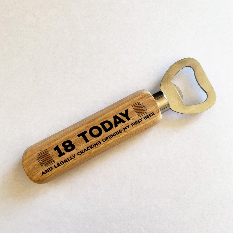 Novelty 18th Birthday Gift Bottle Opener Son Brother 18th Birthday