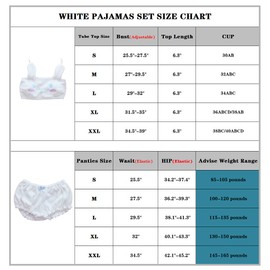 SUPTEC Women Pajamas Set, Girls Kawaii Anime Cinnamoroll Melody Kuromi Plush Velvet Tube Top and Bloomers Sleepwear Suits White