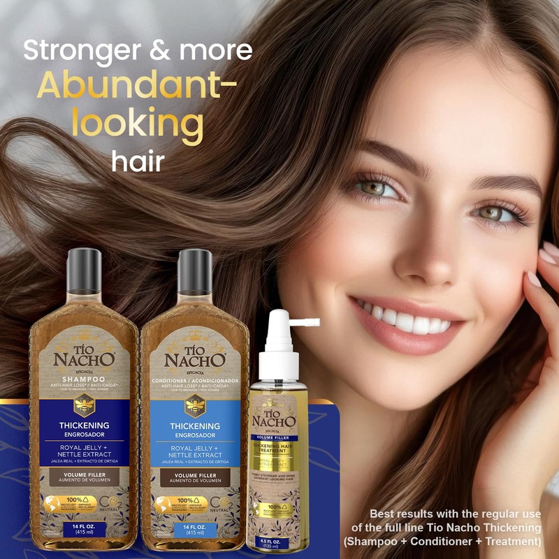 Tio Nacho Thickening Shampoo + Conditioner & Hair Treatment Set