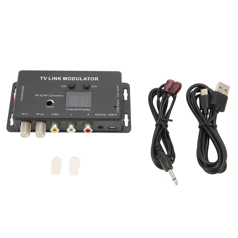 TM70RG TV Link Modulator Support PAL /NTSC Adjustable Output Gain