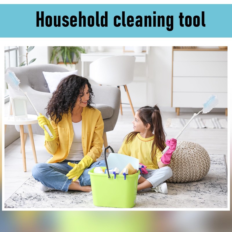 Colingmill 8 Pcs 3 ft Replacement Handles Compatible with Swiffer