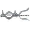 Skelang Chain Link Fence Gate Latch 1-3/8" x 1-3/8", Chain