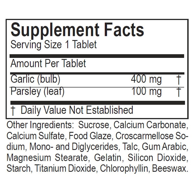 Garlic Plus Parsley - 110 Tablets