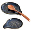 Jiyocy Spoon Rest, Large Ceramic Spoon Holder for Stove Top,