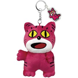 SK Japan 16919 Tabekko Animal Nuigurumi Key Ring, Cat Acrylic