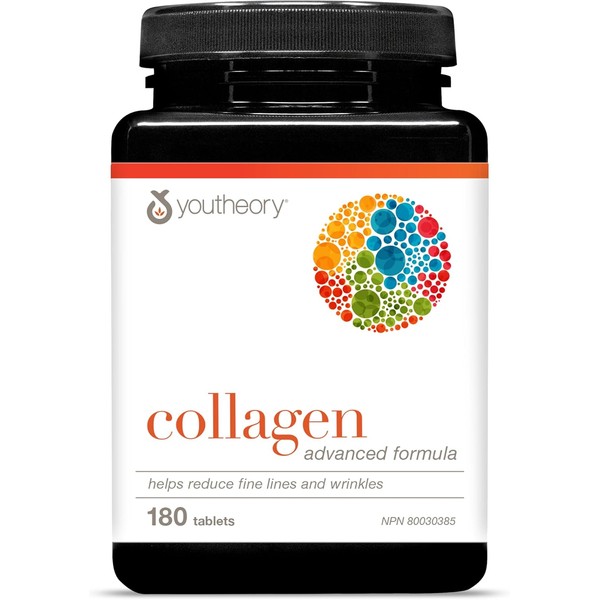 Youtheory Collagen Advanced Formula with Vitamin C, Hydrolyzed Formula for