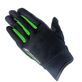 MOTO Base MBMG-03 Spring Summer Model Smartphone Compatible Touring Mechanic Gloves [Lime Green/M]
