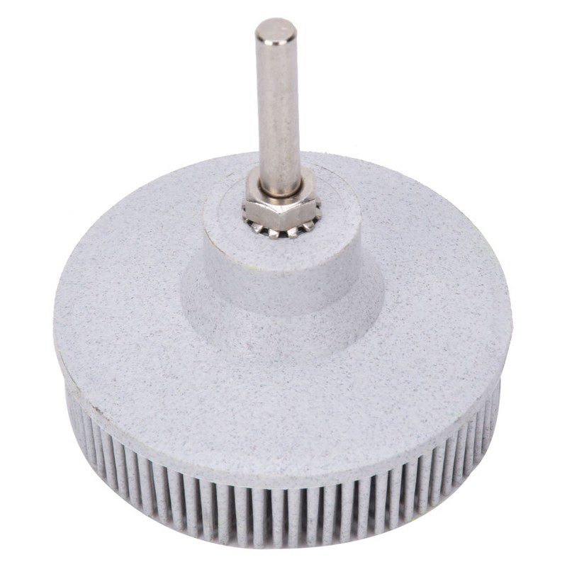 3 Inch Bristle Disc Emery Rubber Abrasive Brush Deburring Polishing