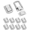 QWORK® 10 Pcs Small Size Toggle Latch Lock, Catch Latch