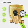 RVMATE RV Water Pressure Regulator with Adjustable Knob, Brass Lead-Free