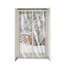 White Magnetic Thermal Windproof Vinyl Curtain (Small) 90x210cm 2ea
