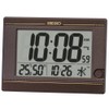Seiko Clock Table Clock, Wall Clock, Digital Radio, Dark Brown
