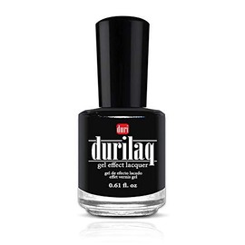 duri Durilaq, D099 Black Caviar, True Black Opaque Gel Effect Lacquer, 0.61 fl.oz.