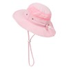 YAMEIZE Baby Kids Bucket Sun Hat - Wide Brim Mesh