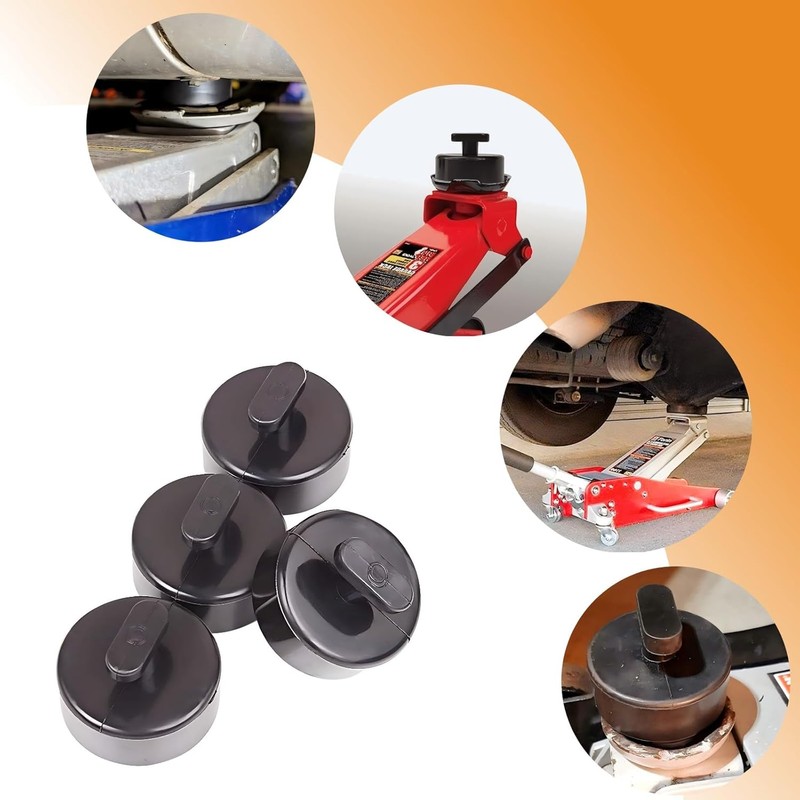 Motcoda 4pcs Rubber Jack Pads Compatible Corvette Lift Puck c5