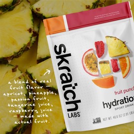 Skratch Labs Hydration Powder | Sport Drink Mix | Electrolytes Powder for Exercise, Endurance, and Performance | Fruit Punch | 20 Servings | Non-GMO, Vegan, Kosher