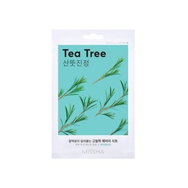 Missha Airy Close-Filling Sheet Mask (Tea Tree) 1 Sheet / 미샤 에어리 밀착 시트마스크 1매 (티트리)