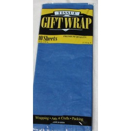 Tissue Gift Wrap 10 Sheets 20 x 20 Royal Blue
