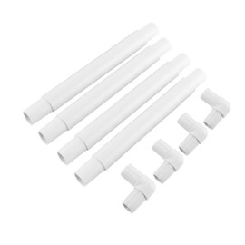 Metuynm Square Embroidery Hoop, 11inch Plastic Cross Stitch Frame Clip White DIY Sewing Tools Hoops Craft Embroidery Snap Frame Hoop for Cross Stitching Quilting, Needlepoint, Silk-Painting