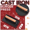 Grilliance 5pcs Smash Burger Press Kit, 3 in 1 Hamburger