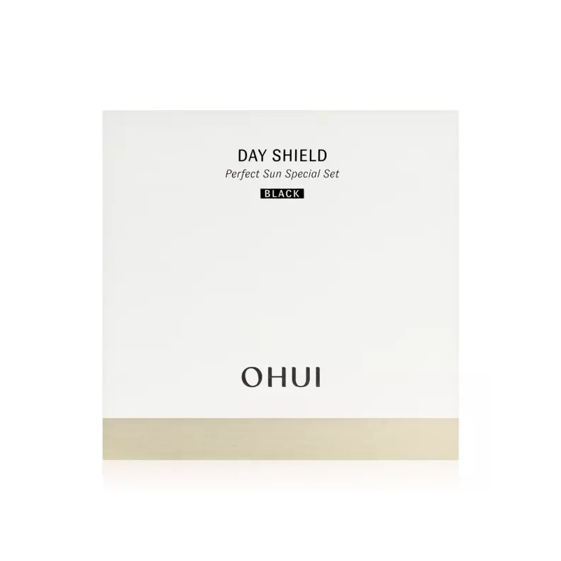 OHUI 오휘 데이쉴드 퍼펙트 선 블랙 2종 기획세트 미백 자외선차단제