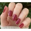 Color Street ALL FIRED UP Nail Polish Strips Red Glitter